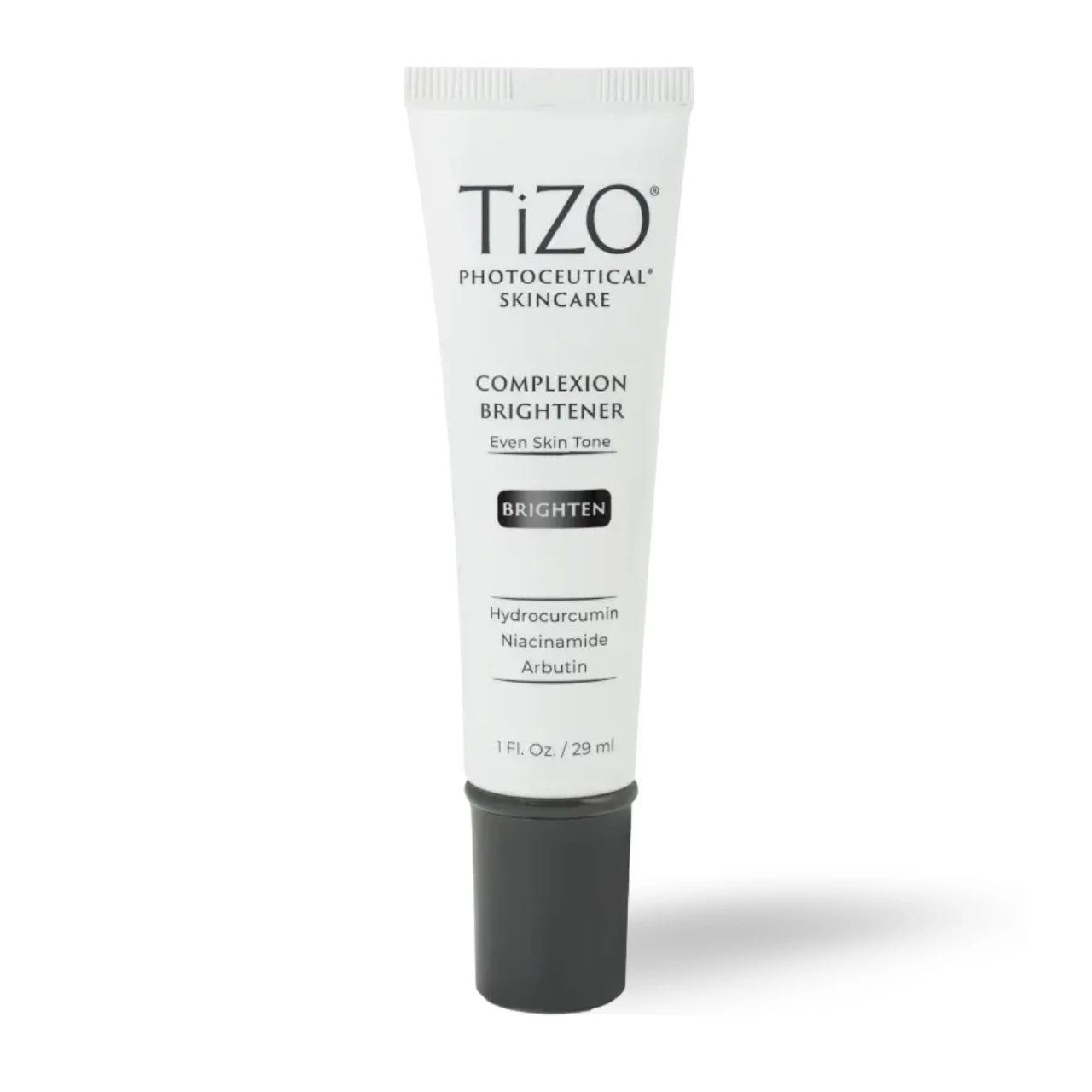 TiZO® Complexion Brightener hydrates, brightens, and refines skin with niacinamide and hyaluronic acid for a glowing, even complexion.