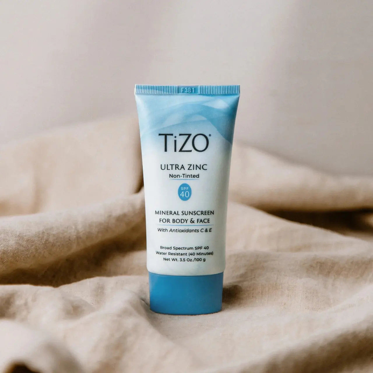 TIZO Ultra Zinc sunscreen is free from chemical filters, dyes, fragrances, oils, and preservatives, making it perfect for sensitive skin.