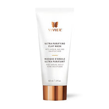 Vivier® Ultra Purifying Clay Mask deeply cleanses, exfoliates, and hydrates skin with Kaolin clay, AHAs, and Vitamin E for a smooth, radiant glow.